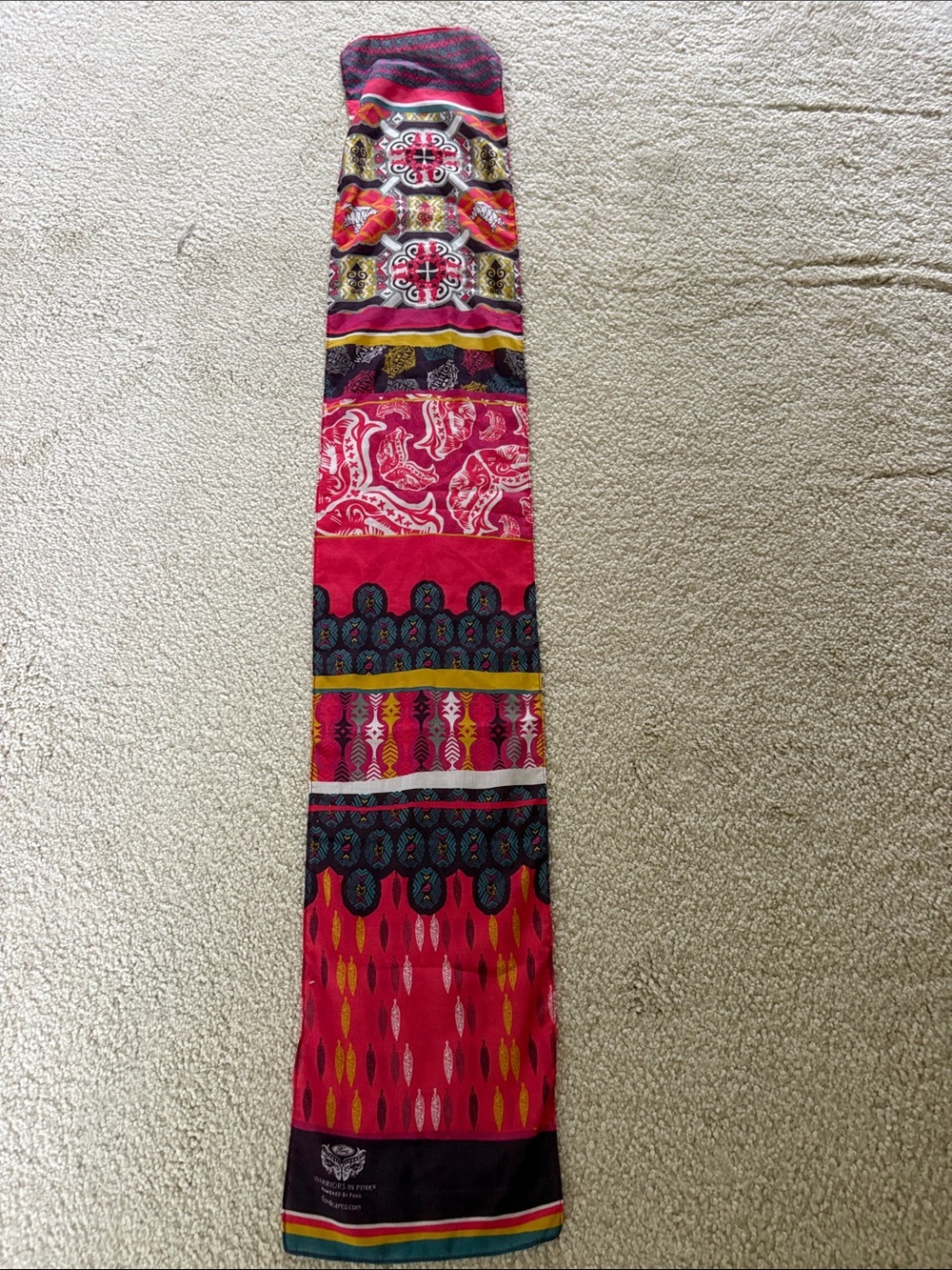 Warriors in pink ford cares scarf